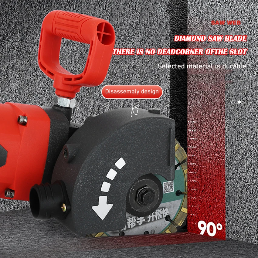 

Wall Slotting Machine Fully Automatic Multi -piece Cutting Machine Dust -free Hydropower Installation Wall Line Slot Cutting Saw