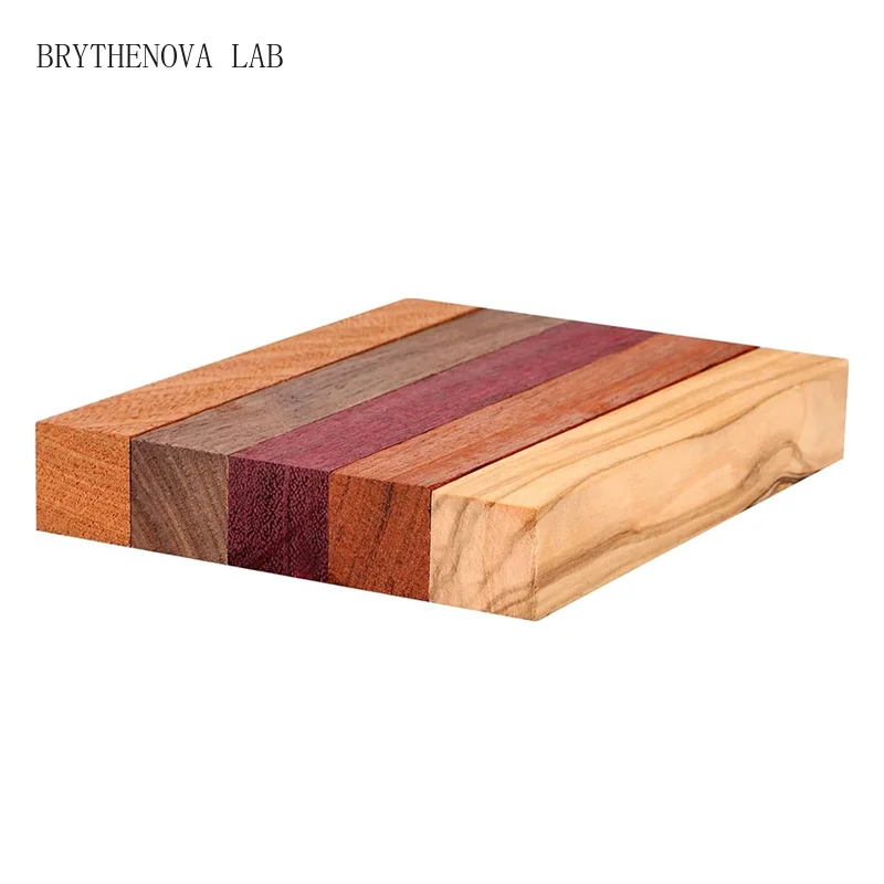5 Pieces A25F-Pen Turning Supply Kit for Crafts Includes Exotic-wood Blanks Pen 5 X 3/4 X 3/4 Inches