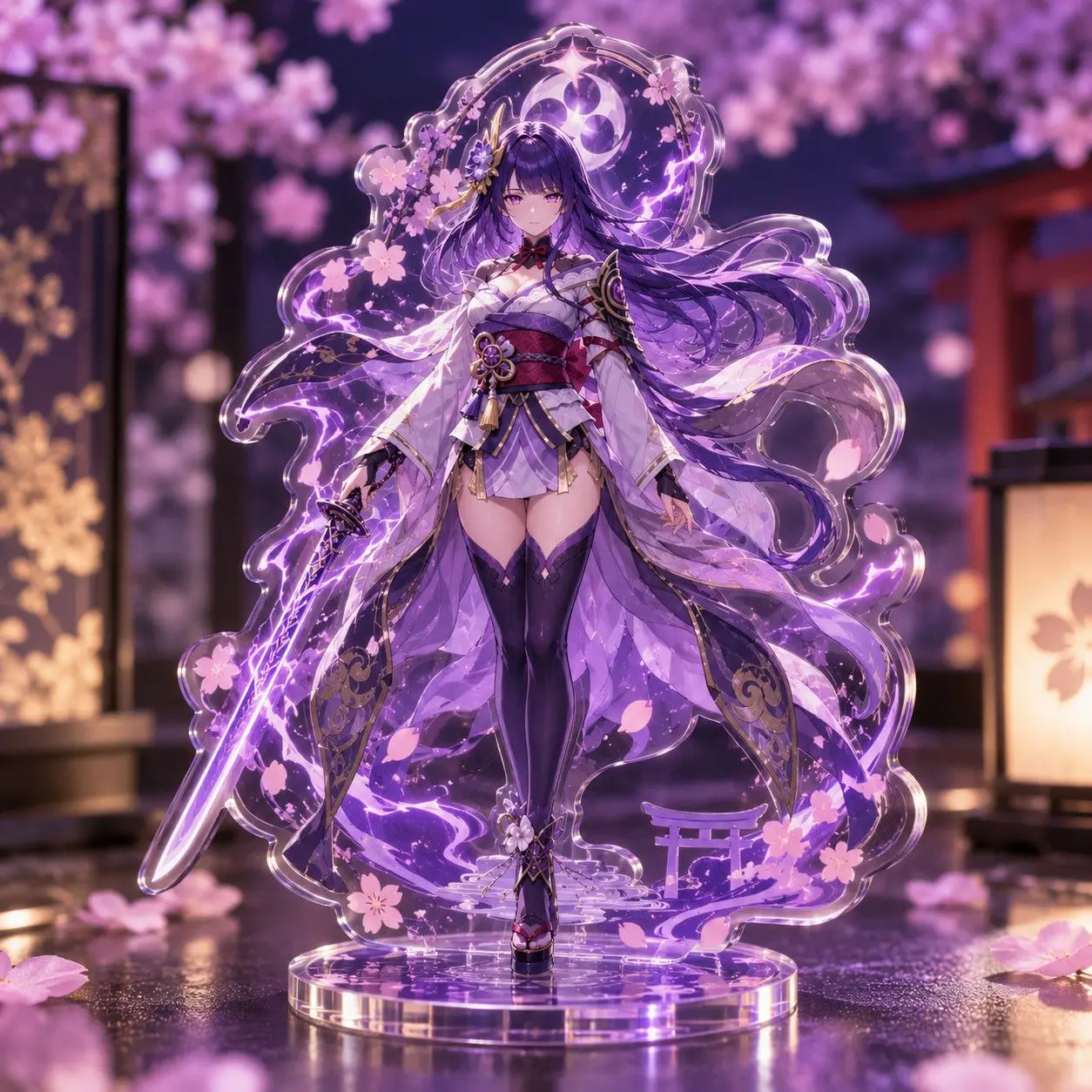 Kawaii Genshin Impact Skirk Anime Acrylic Standing Sign Ornament Originality Personality Acrylic Bracket Fan Collect Gifts