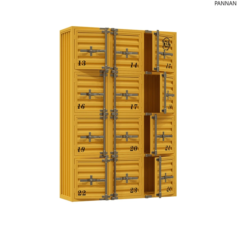 

Industrial style locker with lock locker gym staff storage deposit box