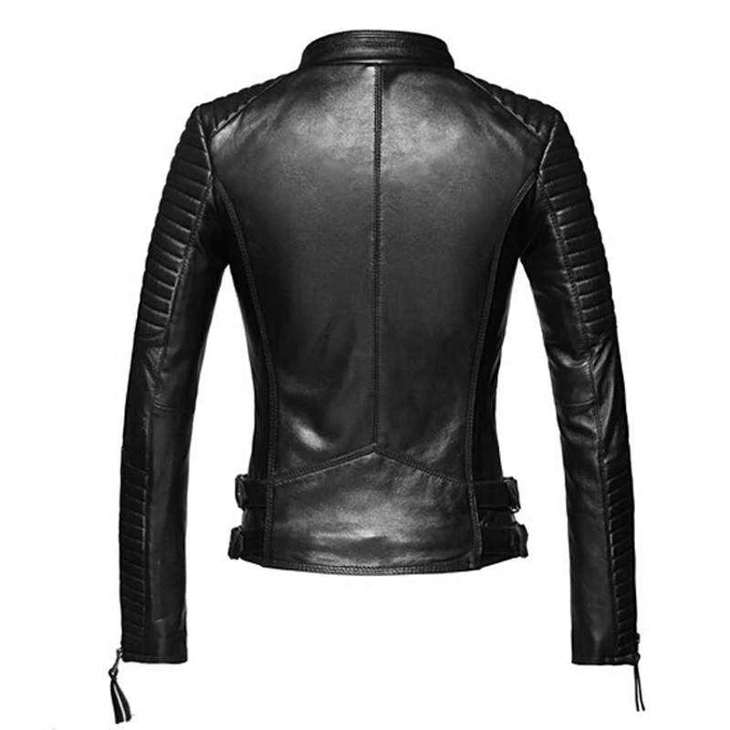 FTLZZ Women Basic Faux Leather Jacket Autumn Winter Soft Pu Leather Punk Coats Female Short Bomber Leather Jackets