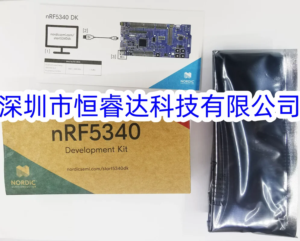 NRF5340-DK Development kit a dual-core Bluetooth 5.3 SoC supporting Bluetooth Low Energy, Bluetooth mesh, NFC, Thread and Zigbee