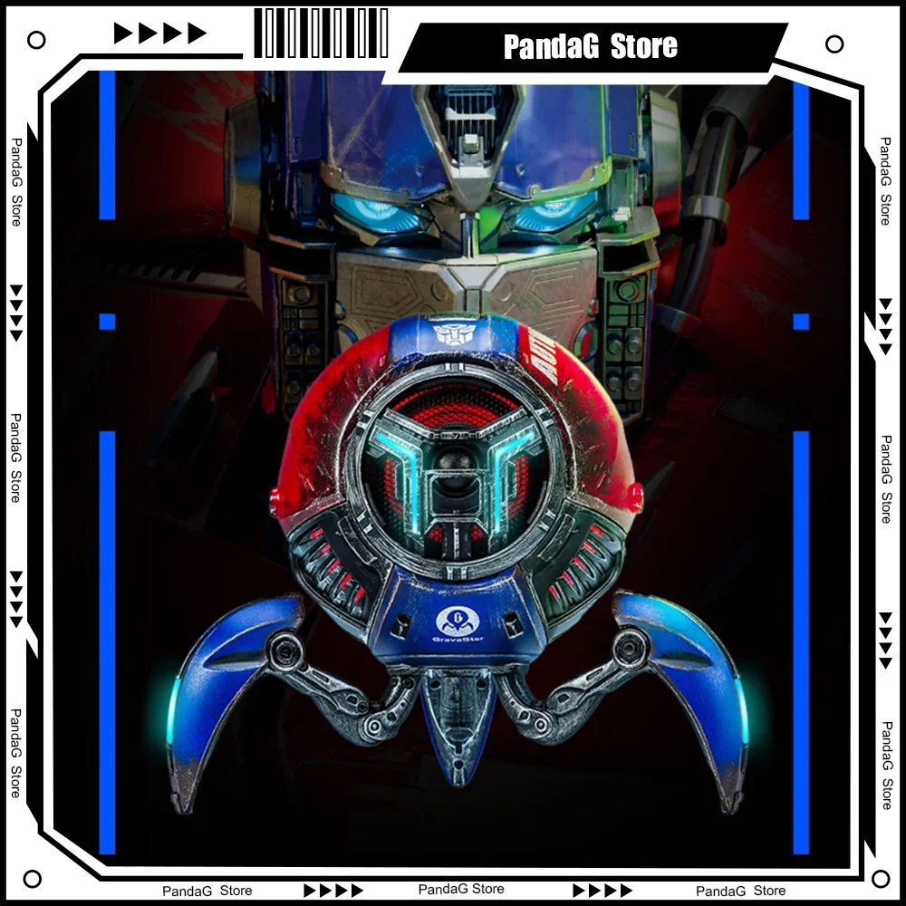 Портативная Bluetooth-Колонка GravaStar Mars Pro, сабвуфер для улицы, в стиле ретро, металлическая звуковая панель для ПК, Hi-Fi, качество звука