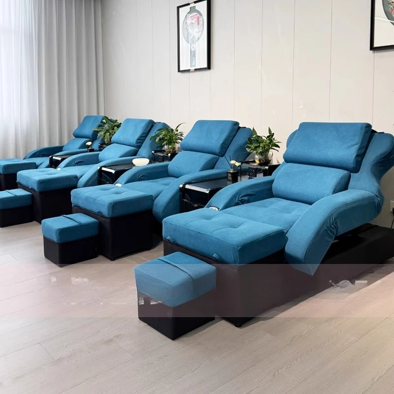 Foot massage sofa electric foot and ear picking integrated bed