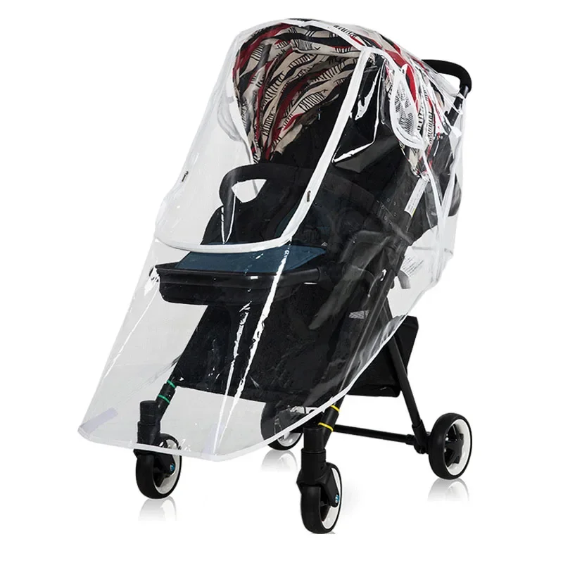 Baby Stroller Rain Cover Universal Stroller Cover FIT FOR BBZ Cybex YoyaPlus Wind Snow Shield Pram Stroller Accessories