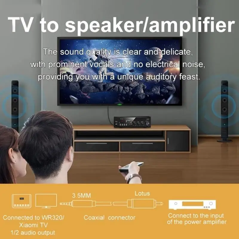 652 مترًا 3.5 ملم من الذكور إلى ذكر مكبرات الصوت RCA كابل 3.5 ملم لكابل المسرح المنزلي #5