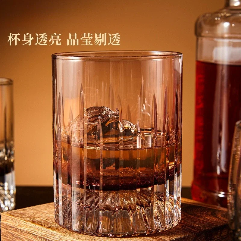 Copa de whisky de cristal K9 de alta gama francesa, exquisita taza de vino extranjera tallada a mano