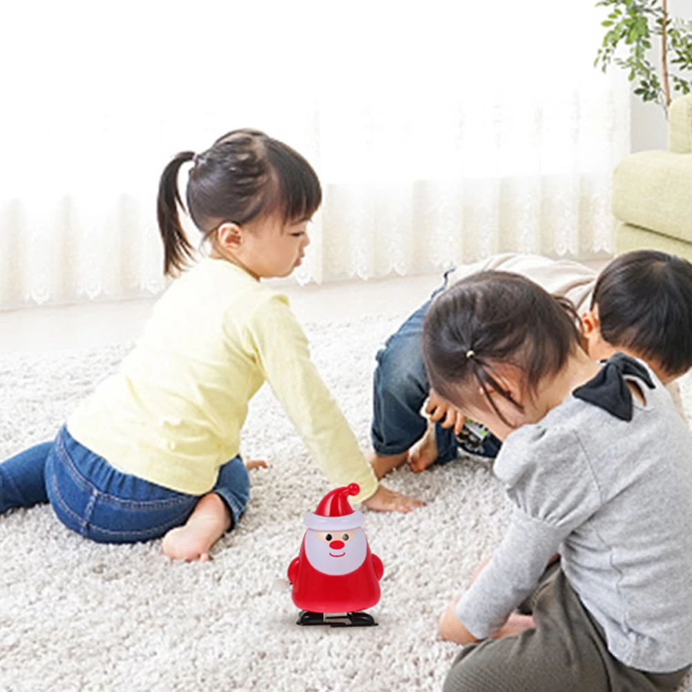 3 قطع من لعبة الريح الرائعة للأطفال، ألعاب حيوانات بلاستيكية تحت عنوان عيد الميلاد، مكعبات بناء لحفلات عيد الميلاد