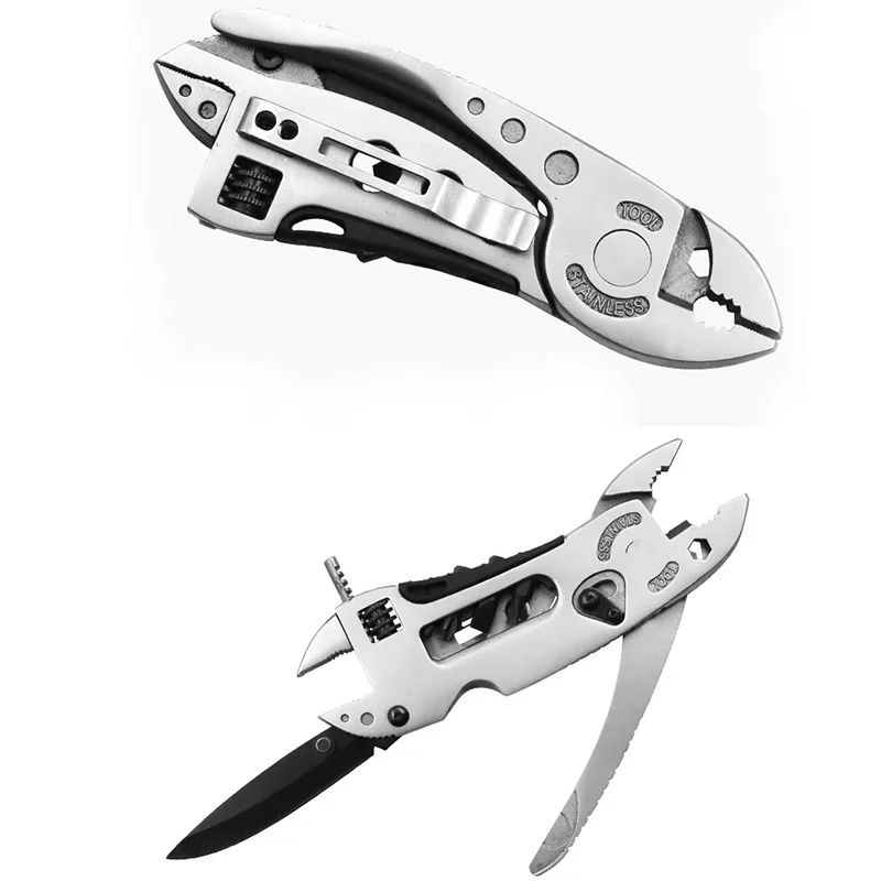 

BIESUO Multifunction Folding Pliers Pocket Knife Outdoor Camping Survival Hunting Tools Stainless Steel Multi-tool Pocket