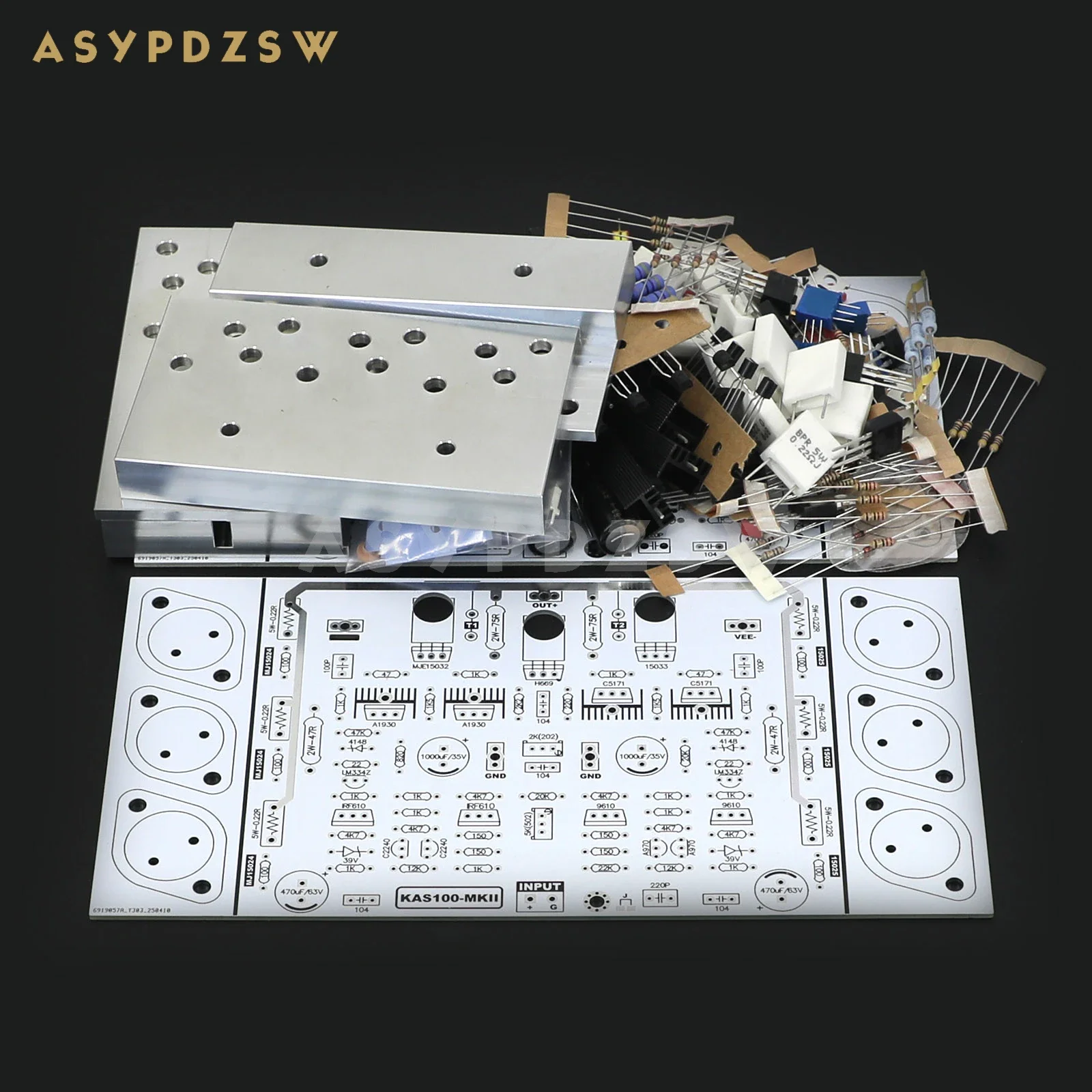 1 пара стерео HI-END KSA100-MKII, аудиофильский усилитель мощности класса A MJ15024/MJ15025, комплект «сделай сам»,/готовая плата, 40--200 Вт