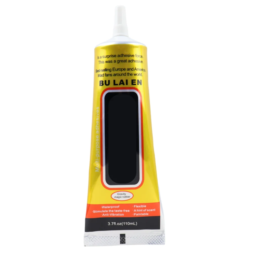 

Black Contact Repair Adhesive Phone Battery Cover Frame Gap Filling DIY Glue with Precision Applicator Tip 15ML 50ML 110ML