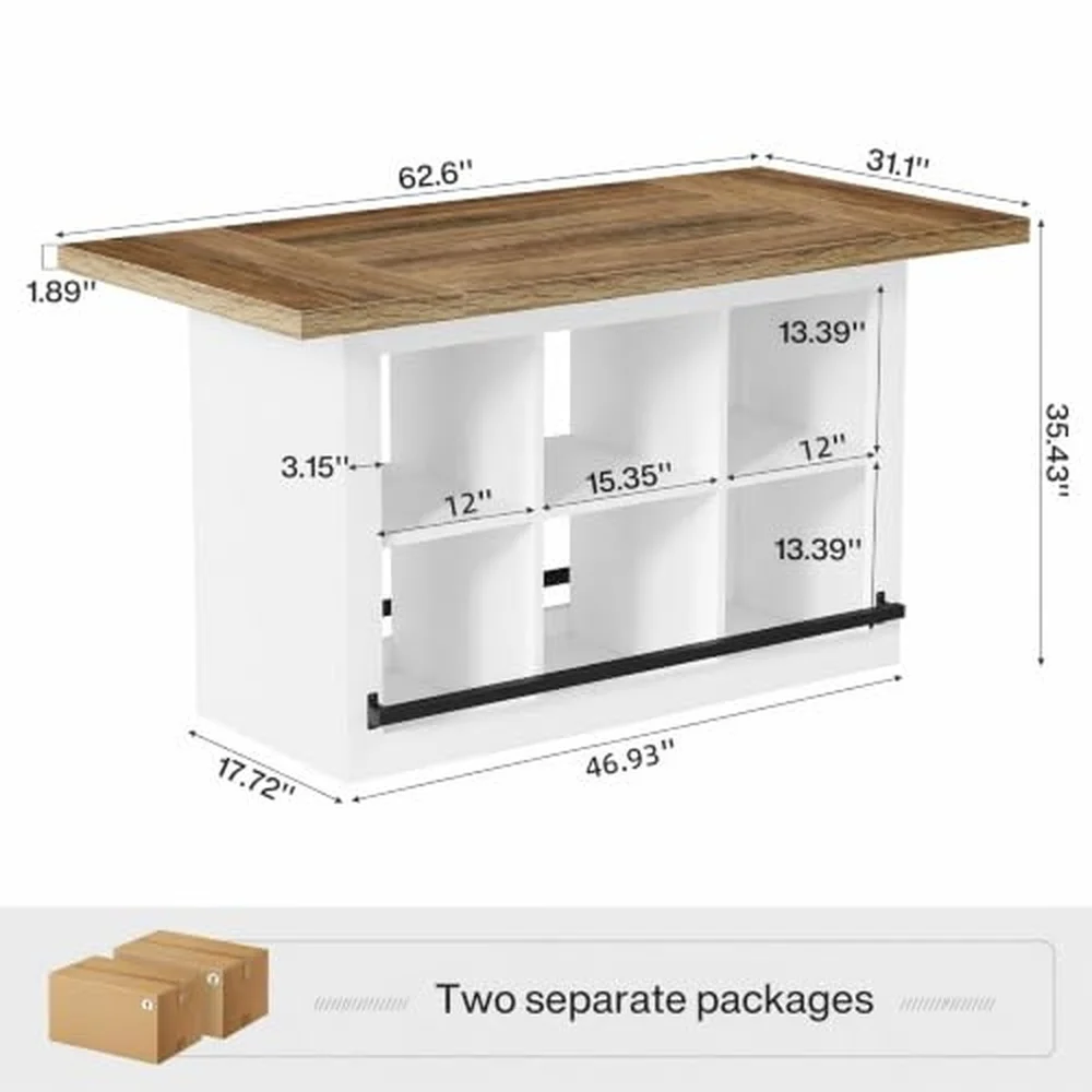 Artwork Craft Table with Storage Counter Height Sewing Table