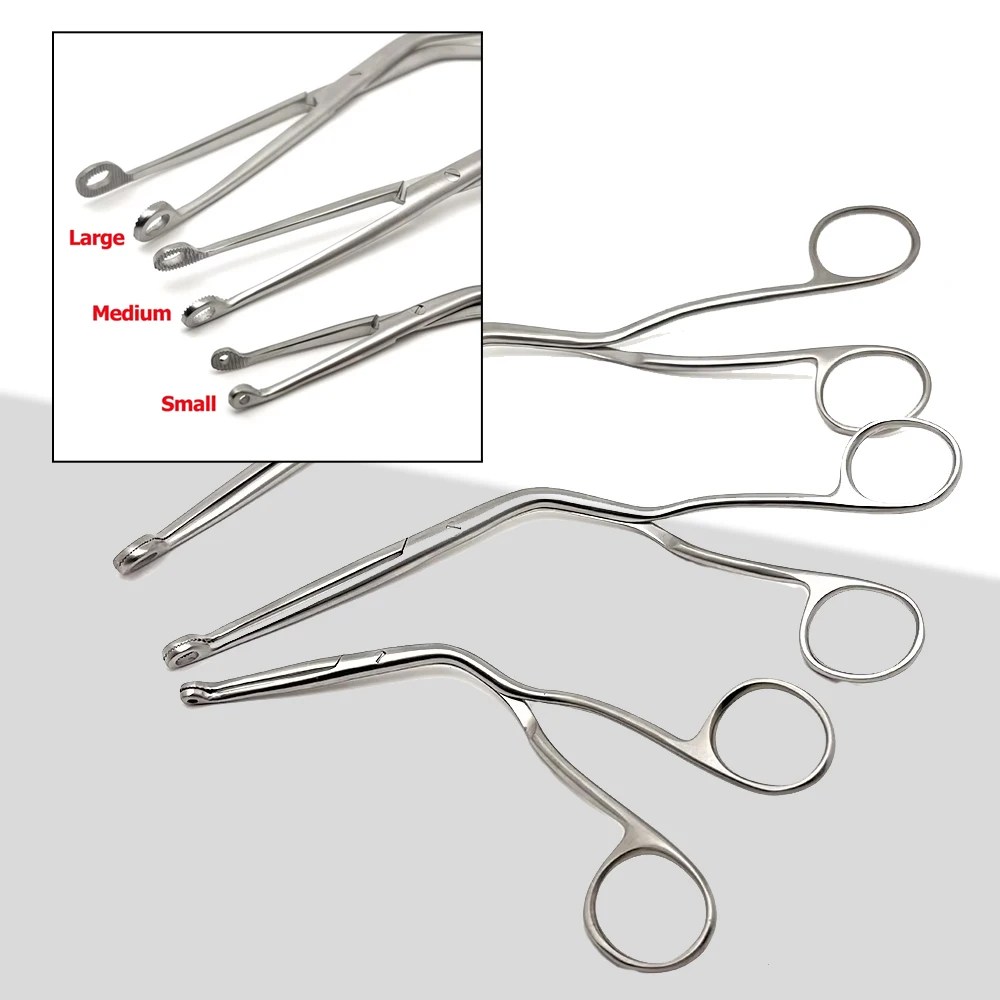 

Professional Magill Catheter Forceps Surgical Grade Stainless Steel Dental ENT Tools for Clinic Hospital Use