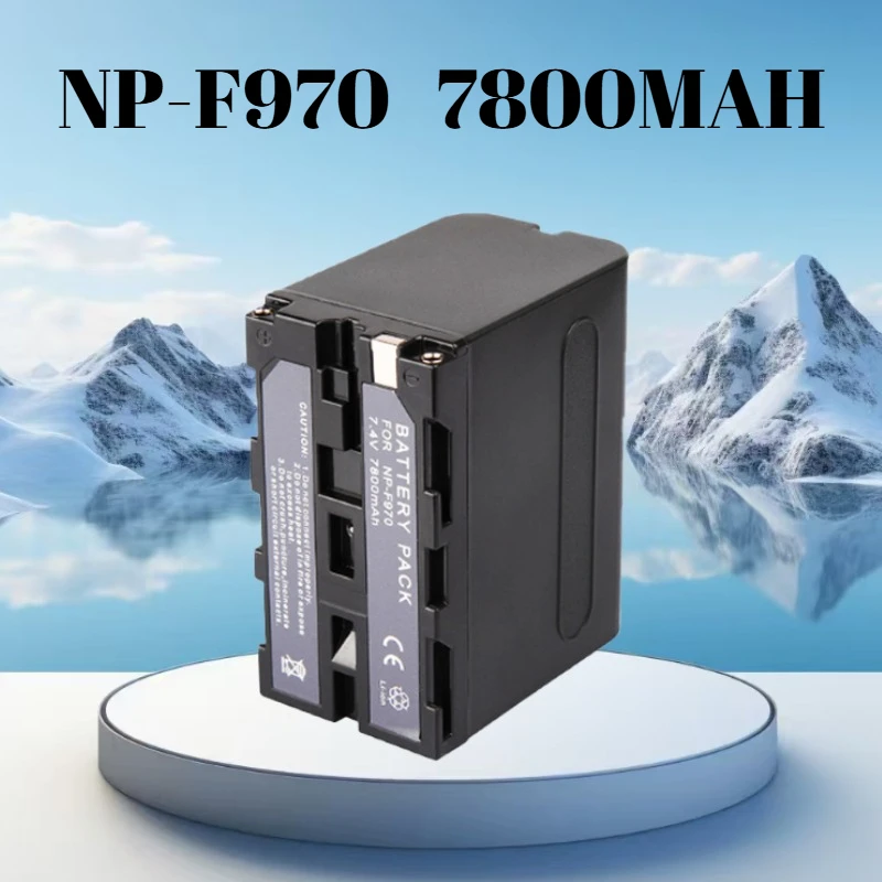 

Professional F970 F960 Battery 7800mAh for Sony Fully Decoded Ultra High Capacity for Long Recording