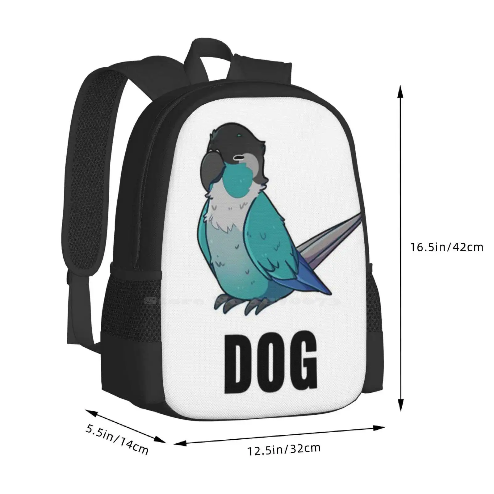 Mochila animal Anime Meme, Cool Fashion Bolsas, Dog Bird, Jaiden Animações, Abstrato, Venda quente