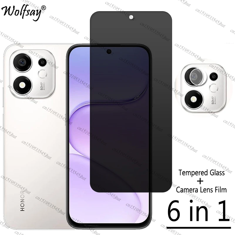 Protection d'écran anti-espion pour Honor 600 Smart, verre trempé pour caméra Honor 600 Smart, verre pour Honor 600 Smart