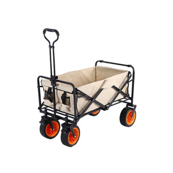 Factory Heavy Duty Foldable Outdoor Festivals Camping Folding Shopping Hand Cart Trolley