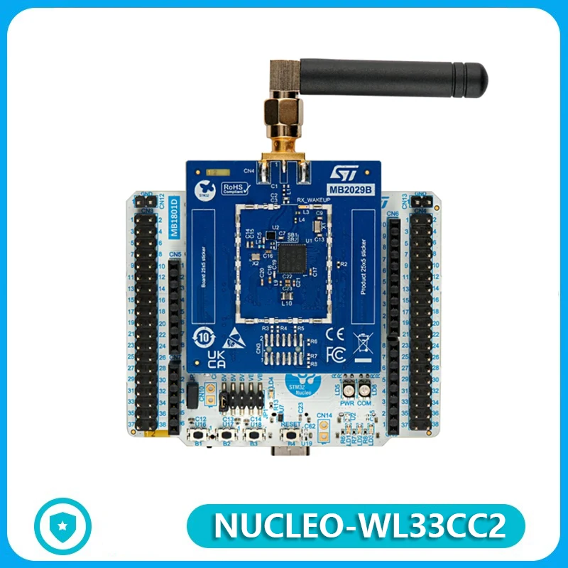 

The original spot NUCLEO-WL33CC2 development board uses STM32WL33CC microcontroller 433MHz