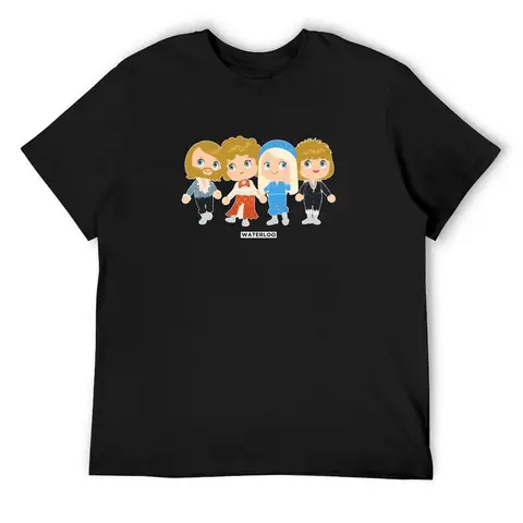 Waterloo, ABBA, ESC 1974 Sweden T-Shirt custom shirt essential t shirt summer top aesthetic clothes mens clothes
