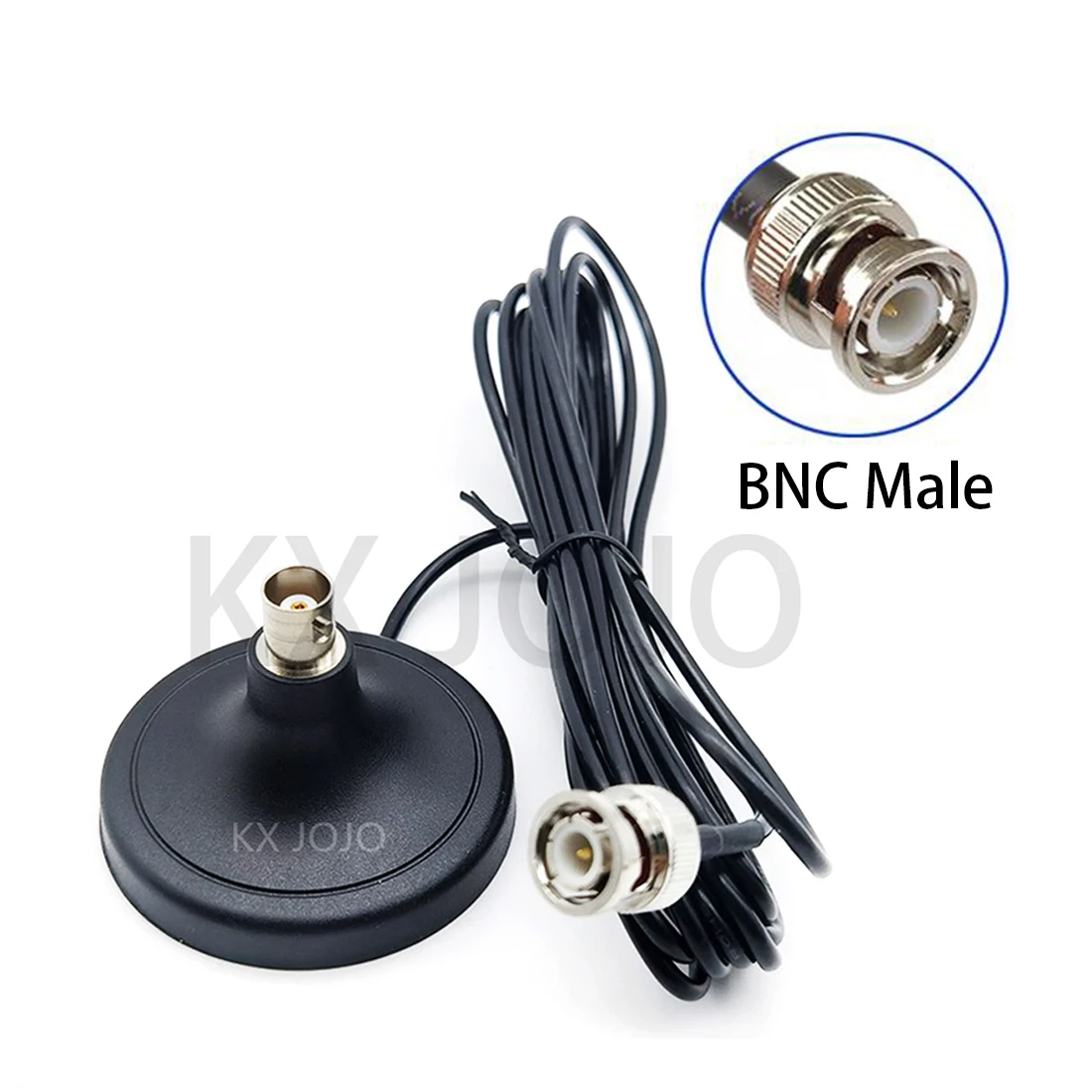 Extended Base Antenna RF SMA/ BNC/TNC Male/Female Wireless Microphone Extension Strong Magnetic Chpure Copper RG174 3m 1pc