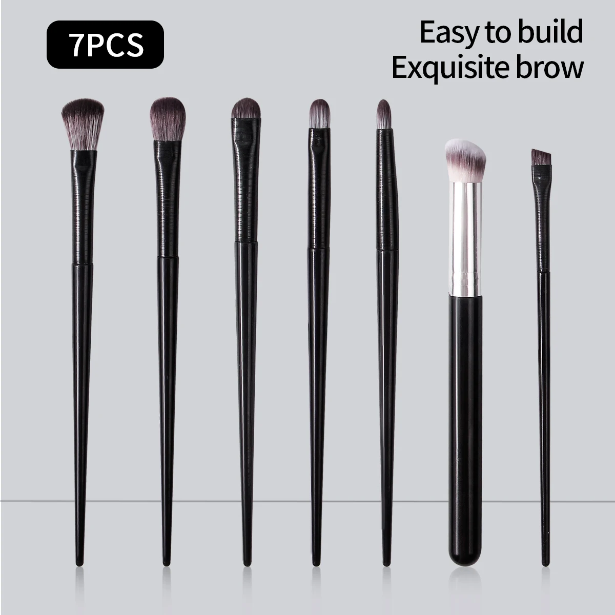 7PCS Makeup Brush set: Eyeshadow brush, eyeliner Brush, Concealer brush, multi-functional facial makeup brush tools