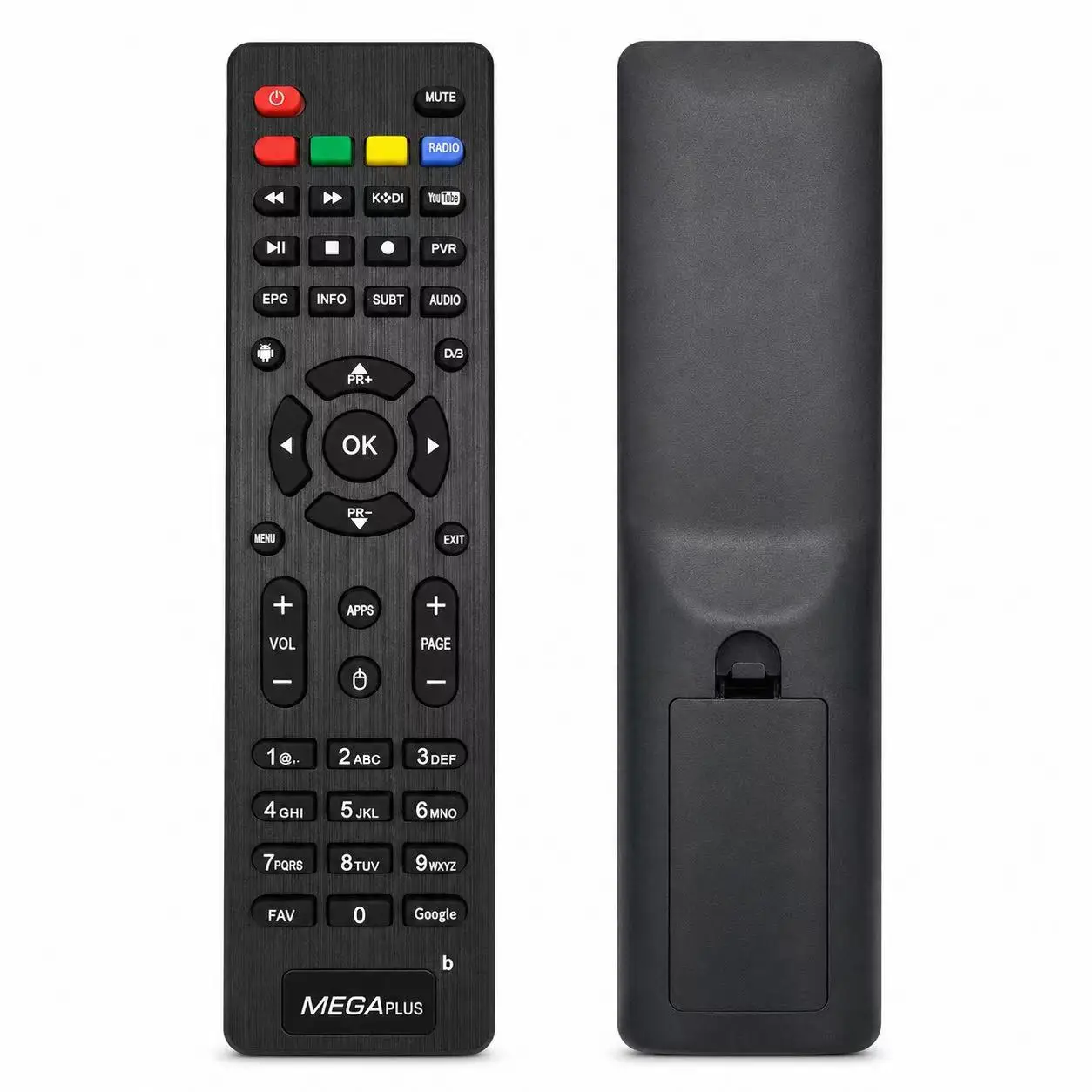 Remote Control Replacement For MEGA Plus Network Terrestrial Digital TV Set‑Top Box, Requires Identical Button Functions To Oper