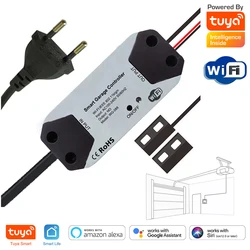 Tuya inteligente abridor de porta da garagem controlador wifi interruptor smartlife app módulo controle funciona com alexa echo google casa