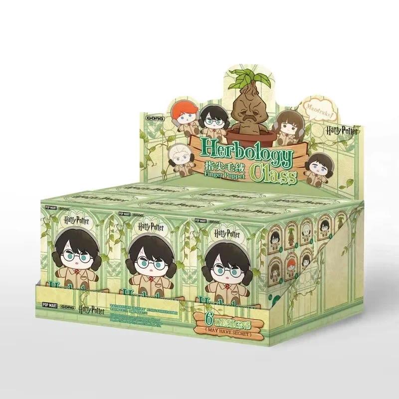 POP MART GONG Harry Potter Serie Herbología Caja Sorpresa de Peluche de Dedo, Bolsa Sorpresa, Juguetes Originales, Muñeco, Figura de Anime Adorable