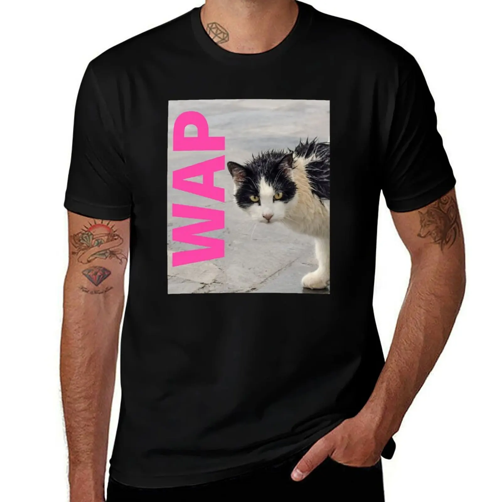 

WAP - Cardi B & Megan Thee Stallion Meme T-Shirt t shirts for man graphic vintage anime t shirts for man T-Shirt