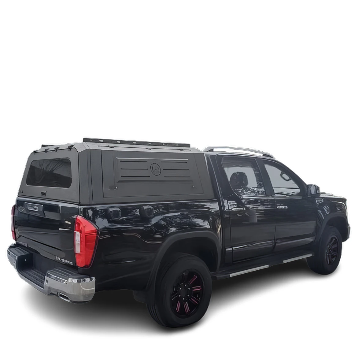 

High-Quality Black Carbon Steel Pickup Camper Topper for Isuzu Dmax, Jeep Gladiator, Chevy Silverado, Colorado
