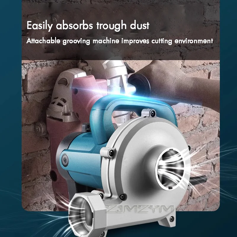 4980W High-power Slotting Machine Vacuum Cleaner Industrial Dust Collector Grinder Blowing And Suction Dual-use,Slotting Machine