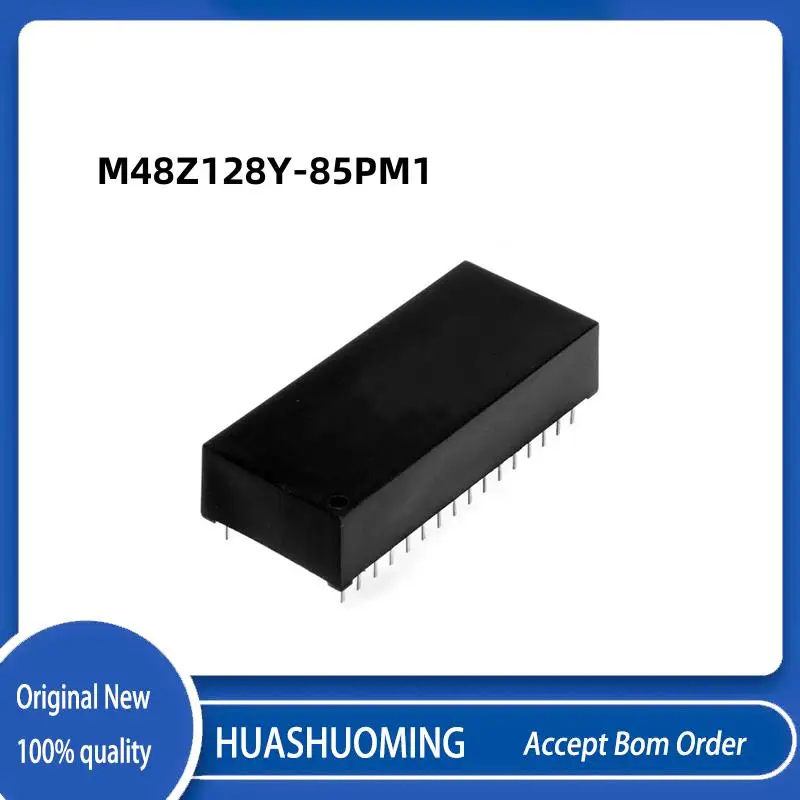 1Pcs-5Pcs/Lot New  M48Z128Y-85PM1 M48Z128Y-85P M48Z128Y-85 M48Z128   M48Z128Y DIP32