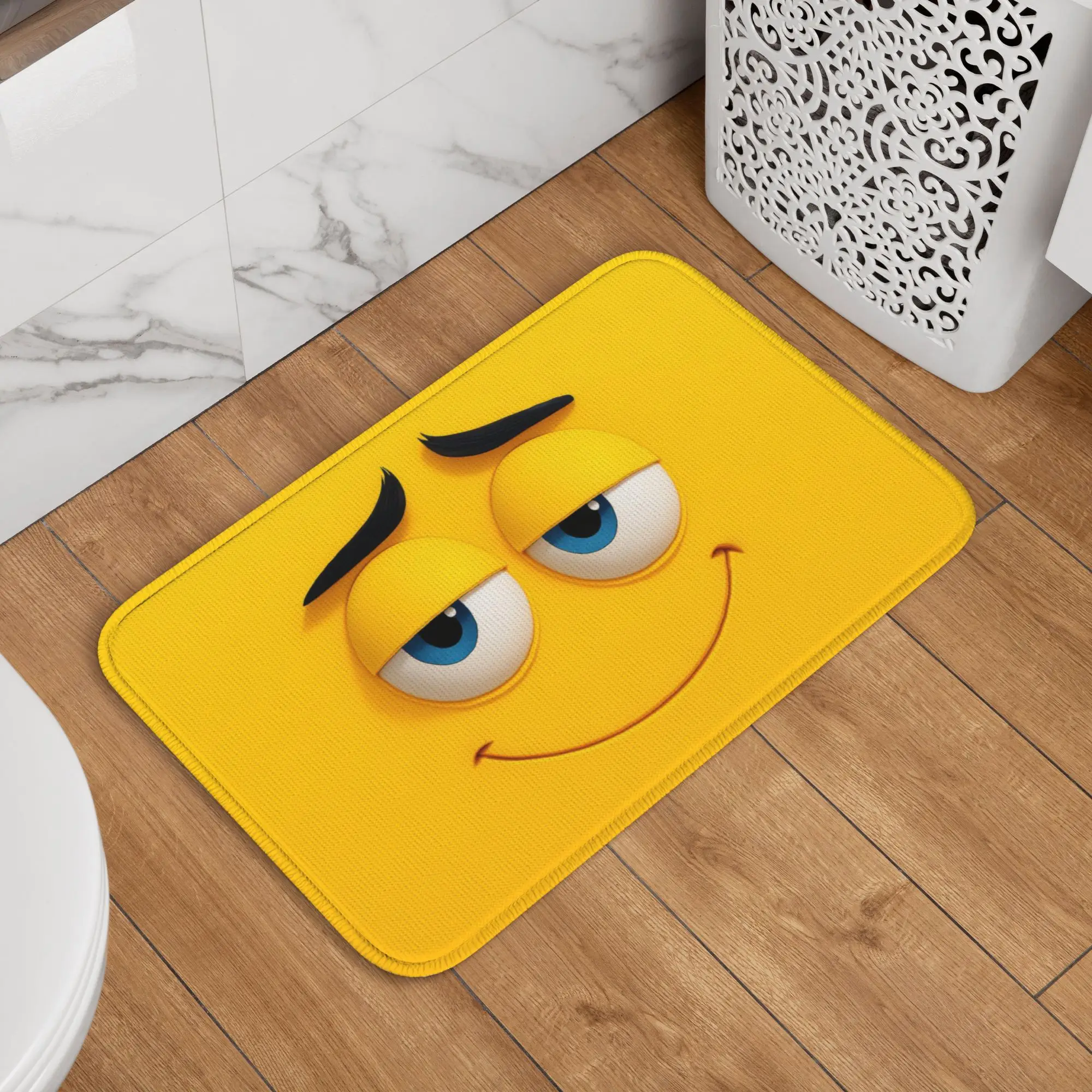 Custom Funny Expression  Doormat Anti-Slip Entrance Kitchen Bath Door Floor Mats  Living Room Rug Carpet Footpad