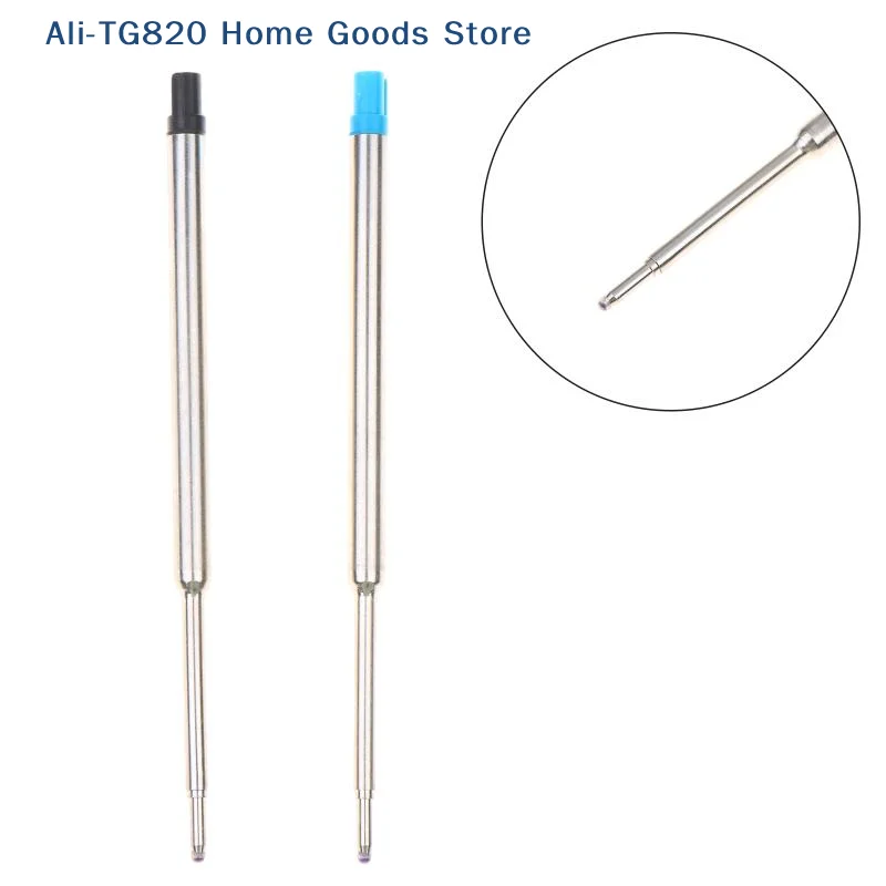 [TG820]5pcs 11.2cm Ballpoint Pen Refills For Parker Pens Medium Point Blue Black Ink Rods For Writing Office Stationery