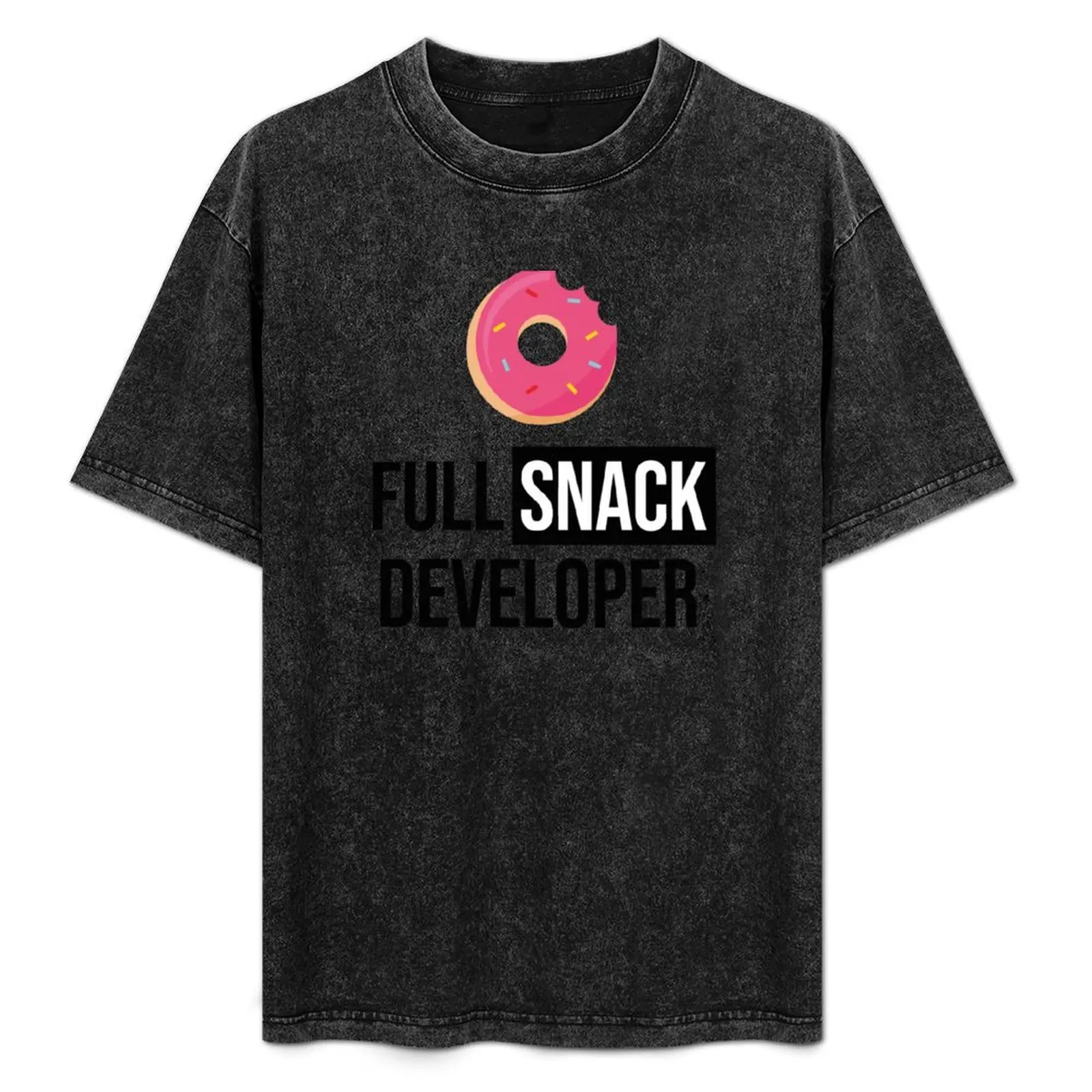 Full Stack Developer - Full Snack Developer T-Shirt Short sleeve tee tops man t shirt mens t shirts top quality