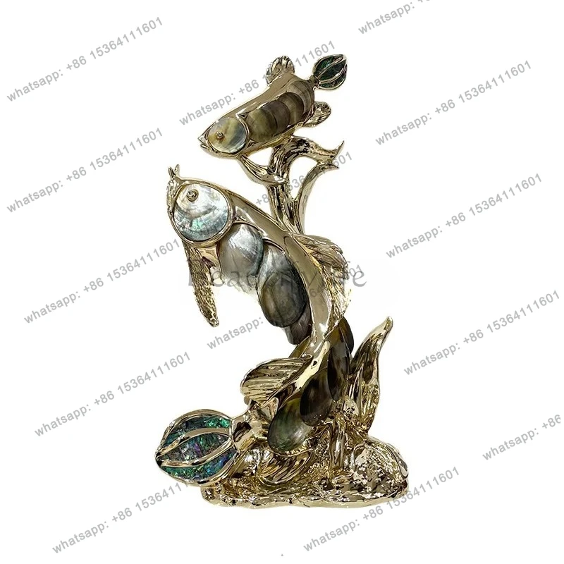 

Современный минималистичный декор в стиле легкой роскоши: фигурка ракушки для винного шкафа, украшение для гостиной, тумбы под телевизор, офисного интерьера