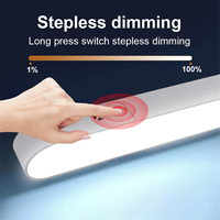 2025+ 2set Rechargeable Wireless LED Touch-Sensitive Lamp Adhesive Reading Lamp Cabinet Light with Remote Control