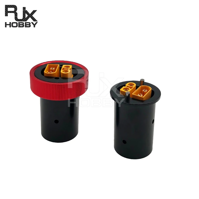 RJXHOBBY 25mm Carbon Tube Foldable Piece Folding Arm Quick Release Plug Connector Tube Clamp Clip for VTOL UAV Drone Accessorie