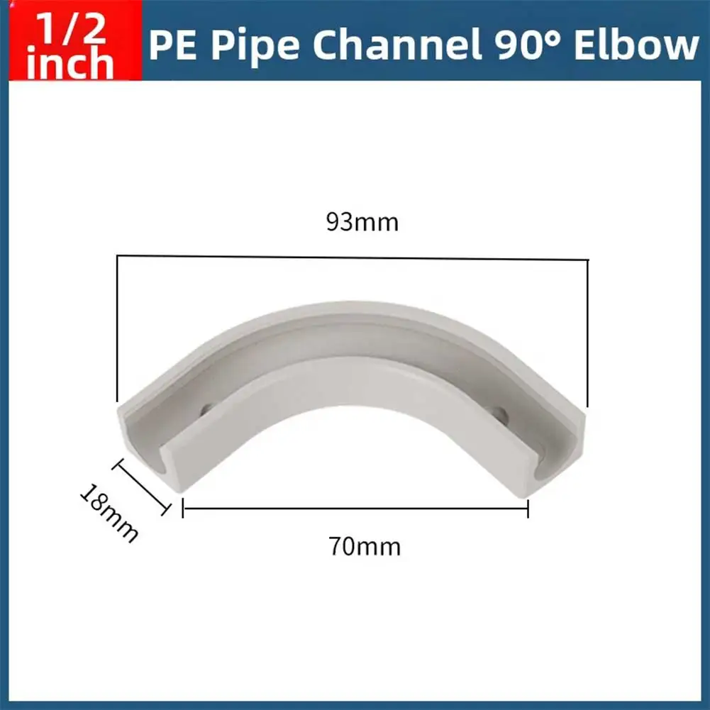 PE Corner Support 90-degree Bracket DIY Plumbing Repair Neat Pipe Layout DIY Friendly Brackets For Water Pipes