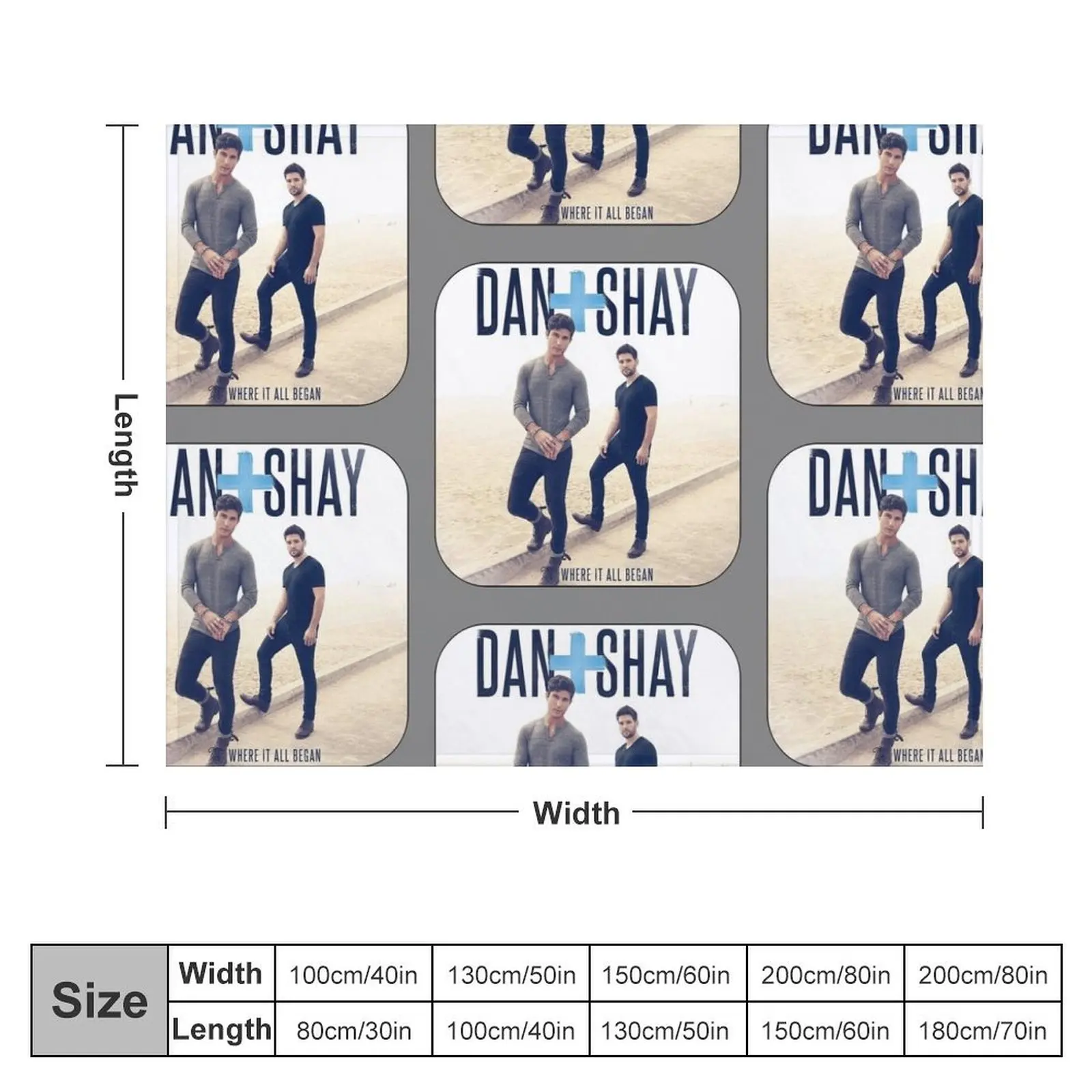 Women_s Dan Shay Album Throw Blanket Plaid on the sofa Designers Blankets