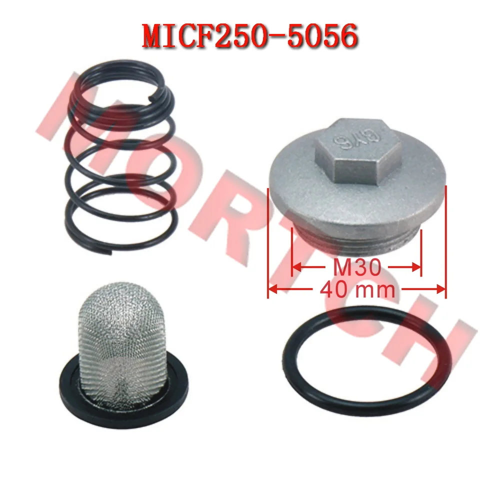 Filtro de óleo Cap Set para Jonway JMstar CFmoto, Scooter Motocicleta ATV 172 milímetros Motor, CF250 CH250, 250-5056