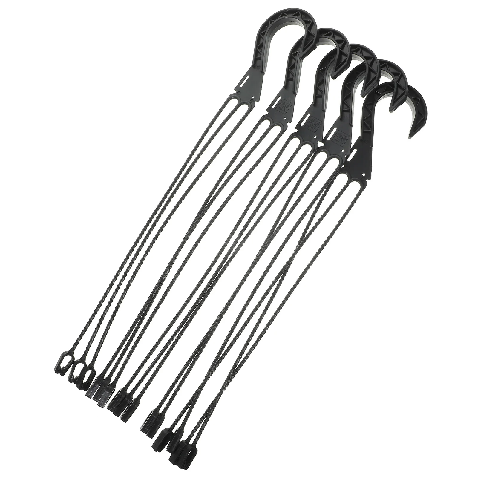 

5pcs Flower Pot Hooks White Plastic Plant Hangers for Accessories Garden Balcony Terrace