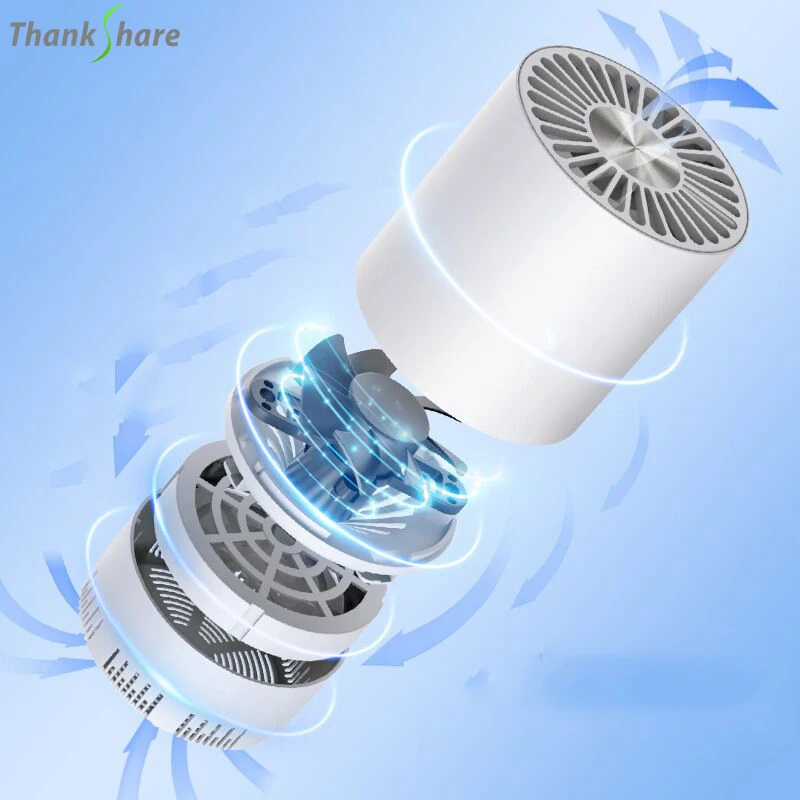 USB Máy Lọc Không Khí Mini Protable Phát Ion Âm Lọc Khói Bụi Loại Bỏ Formaldehyde Tẩy Máy Lọc Không Khí Cho Gia Đình