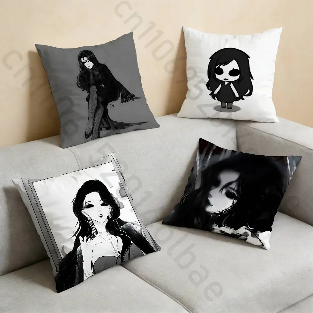 J-Jane the Killer Pillow Case Sofa Living Room Bedroom Headboard Backrest Cushion Square Cushion Nap Time