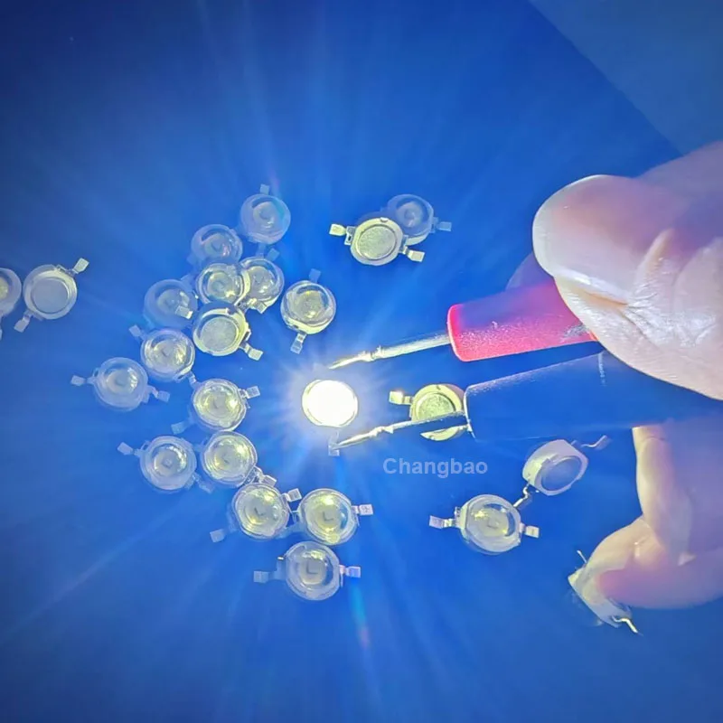3W Cool white 6500-7000K Vertical LED Emitting Diode for Car Headlights, Flashlights, Miner's lamps, Spotlight