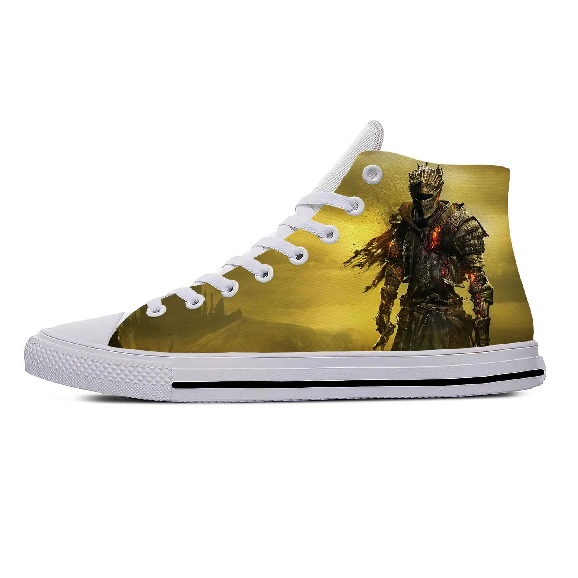 Souls Anime Manga Cartoon Game Artorias Cool Dark Casual Cloth Shoes High Top Lightweight Breathable 3D Print Men Women Sneakers