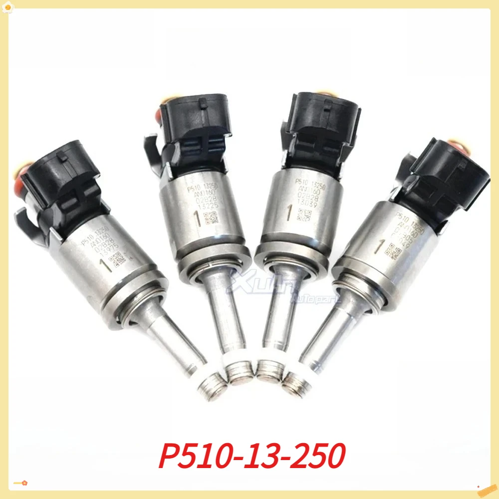 

P510-13-250 Car Fuel Injectors Nozzle 4pcs for Mazda 2 1.5L 2WD 2016 3 MX-5 CX-3 P510-13-250 PY01 13250