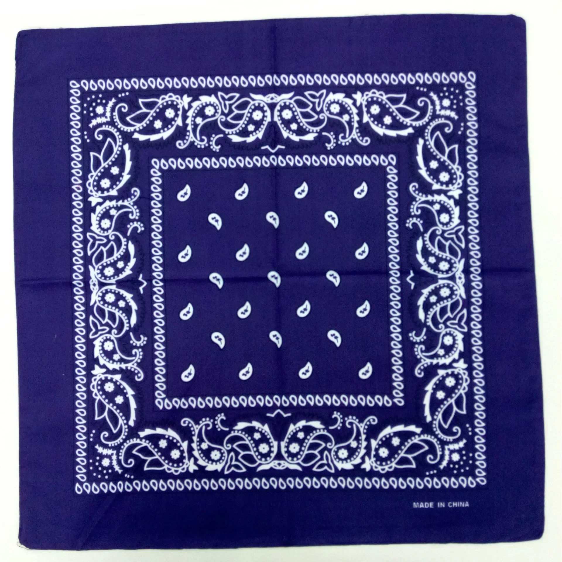 55cm * 55cm Outdoor-Sport Bandana Schal Gesichts maske Reiten Camping Radfahren Kopftuch Rohr Armband Paisley Stirnband Frauen Männer – Detail 19