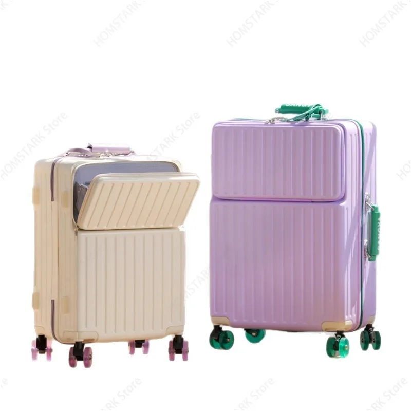 Large‑Capacity 28 Inch Student Trolley Case Stylish Travel Suitcase For Women Dormitory Long Trip Luggage Replacement Spare Part