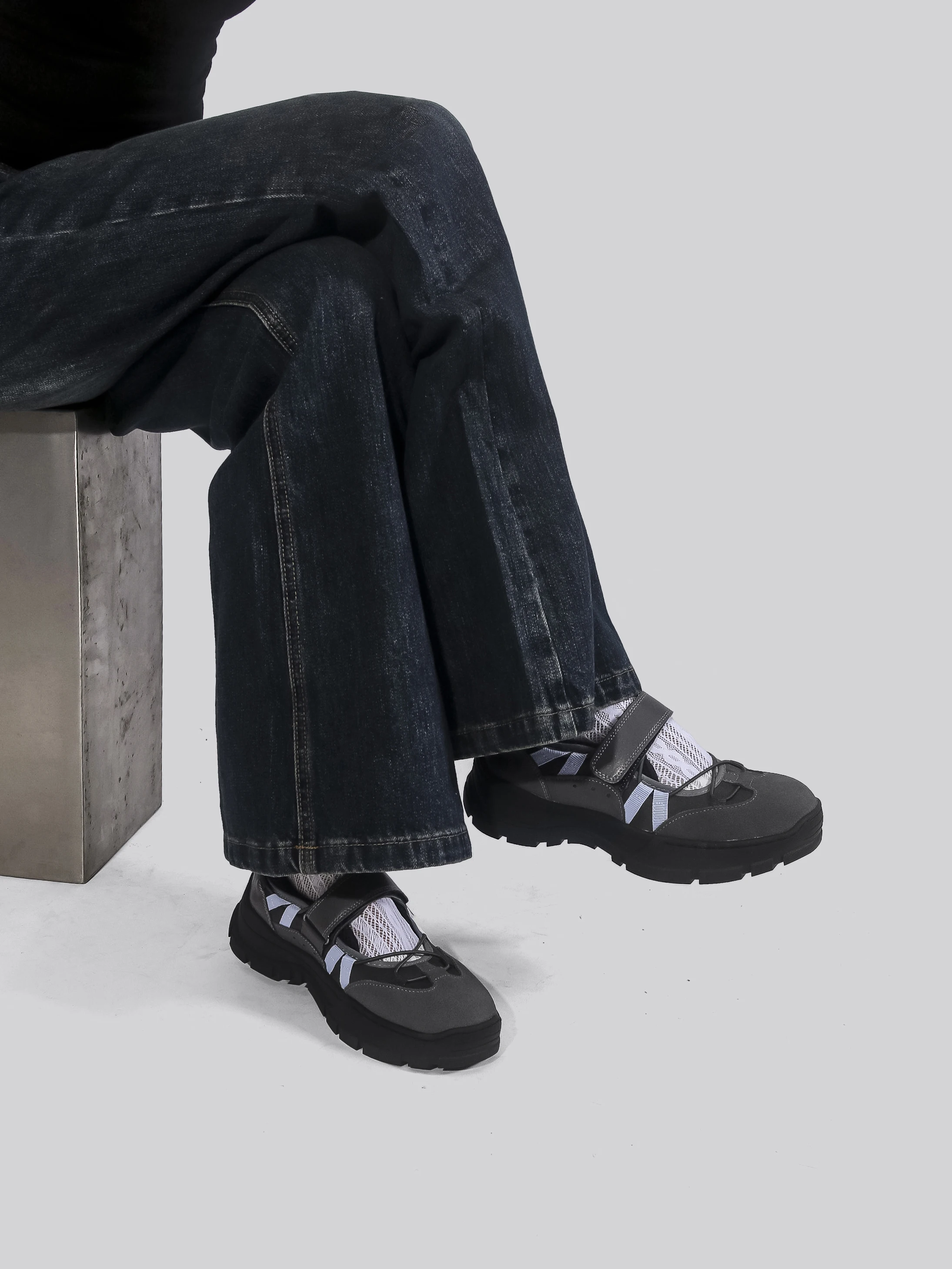 

Ballet Sle Dequn oes Women's Sports Casual oes Increased Height Inner Magic Tape Thi Bot Lin Xiangwan